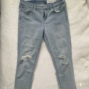 Treasure Bond Straight Leg Light Blue Jeans